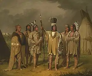 Six Blackfeet Chiefs - Paul Kane 1859