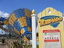 The Tornado water slide pictured in 2006