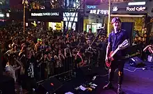 Skasucks were the penultimate act of the New Generation of Ska Festival, held in Culture Street of Sinchon on 30 August 2014.