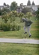 Skateboarder in Dolores Park, June 2019