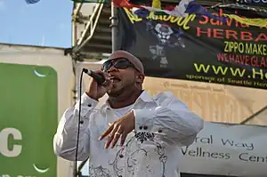 Skee-Lo performing at the 2010 Seattle Hempfest