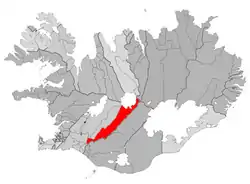 Location of Skeiða- og Gnúpverjahreppur