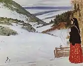 Mikhail Nesterov: Winter in Skite (1904)