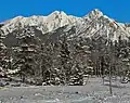 Skogan Peak centered with Lorette to right