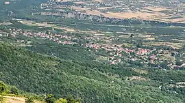 View of Skotina from south