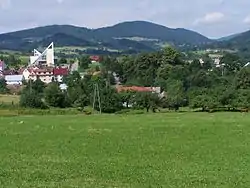 View from Jasień to Mogielica (Beskid Wyspowy)