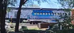 Sky Railway Passenger Car at Lamy Station in New Mexico