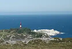 View of the Slåtterøy Lighthouse