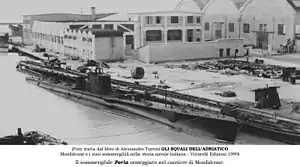 RIN Perla at Monfalcone