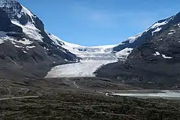 Athabasca Glacier in July 2018