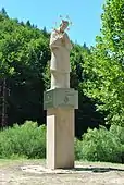 Statue of St. John of Nepomuk in Pružina-Priedhorie, Slovakia