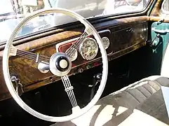 Tatra 57B interior.