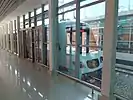 Platform screen doors at SHIA railway station