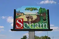 Soham Town Sign