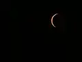 From Ñuñoa, Chile, 20:41 UTC, near greatest eclipse