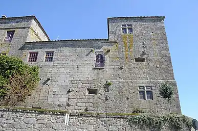 Pinheiro fortress-house, built by late 14th and early 15h centuries still, near Guimarães.