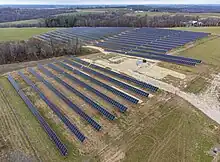 Image 33Community solar farm in the town of Wheatland, Wisconsin (from Solar power)