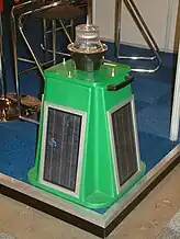 A solar navigation light