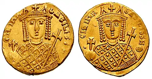 Irene of Athens, Byzantine empress regnant.