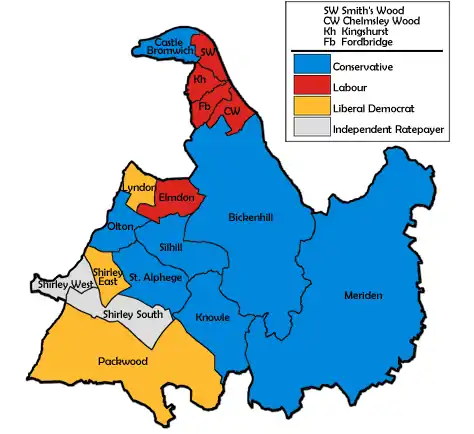 1991 results map