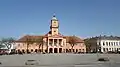 The old town hall of Sombor and the Holy Trinity Square