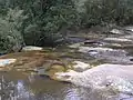 View across the upper Somersby Falls