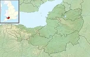 Map of Somerset