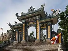 Image 1The gate to Linh Ung Pagoda at Sơn Trà District, Da Nang, Vietnam