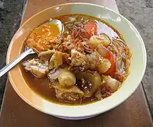 Soto mie bogor sold on Jakarta street