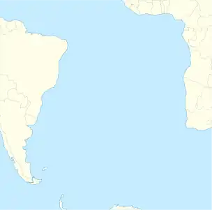 RAF Ascension Island is located in South Atlantic