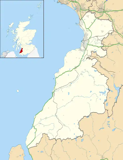 Butlin's Ayr is located in South Ayrshire