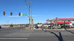 Looking west from the Intersection of South Greeley Highway (U.S. Route 85) and College Drive in South Greeley.