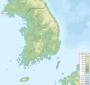 Bugaksan is located in South Korea