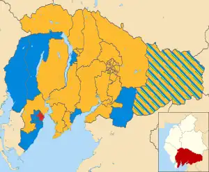 2008 results map