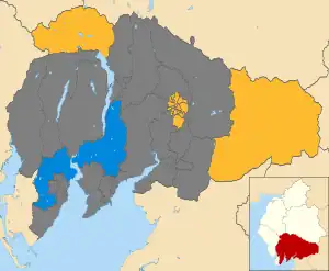 2010 results map