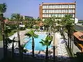 A west-facing view from the Holiday Inn SunSpree in South Padre Island