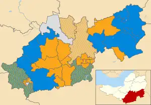 2019 results map