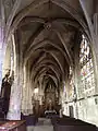 South nave aisle, looking east