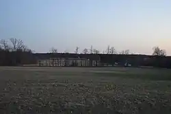 Countryside west of Westover at dusk