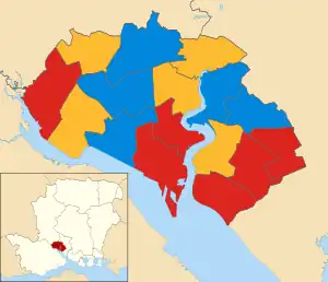 2004 results map