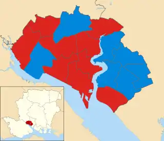 2019 results map