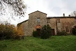 The former pieve in San Giusto a Balli