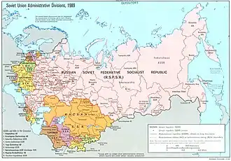 Image 15Republics of the Soviet Union in 1954–1991 (from Soviet Union)