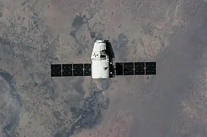 Dragon approaching the ISS