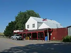 Morgan's Store and Post Office on Ellsworth's Main Street, summer 2010