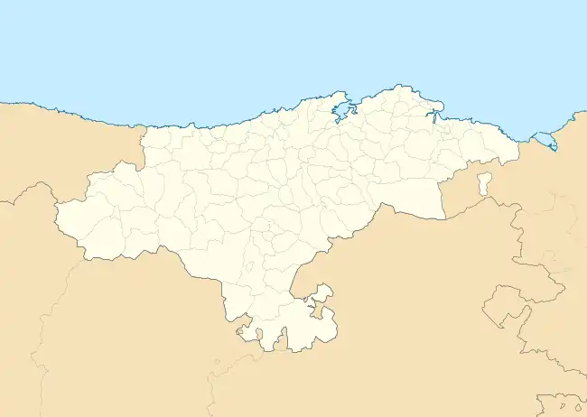 1941 Santander fire is located in Cantabria