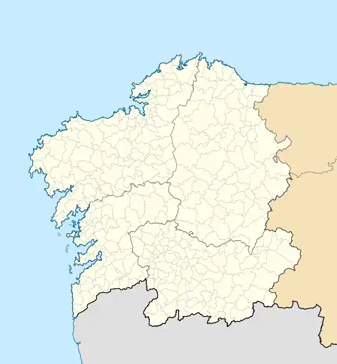 2020–21 Tercera División is located in Galicia