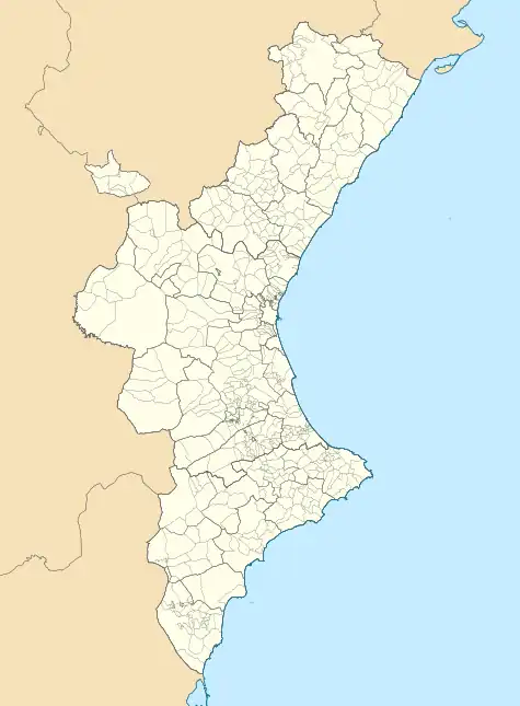 2020–21 Tercera División is located in Valencian Community