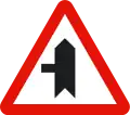 P-1bIntersection with priority on road on the left