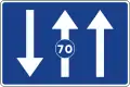 S-50dLanes reserved for traffic based on the minimum speed